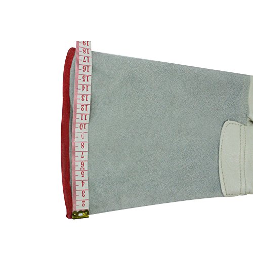 Ufurty Cryogenic Gloves Waterproof Liquid Nitrogen Protective Cowhide Gloves Low Temperature Resistance Safety Work Gloves By Rely2016 (36Cm/13.8'') #TOP4