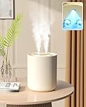Air Humidifier for Bedroom with UV Germicidal Lamp, 1500ML Humidifier for Bedroom Baby with Night Light, 1800mAh Rechargeable Car Humidifiers,Mini Humidifier for Plants with 9H Auto Shut-Off