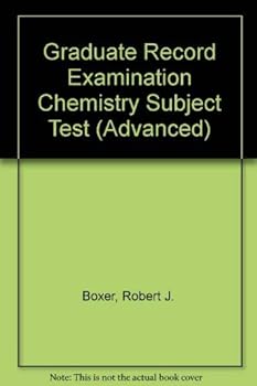 Paperback Graduate Record Examination Chemistry Subject Test (Advanced) Book