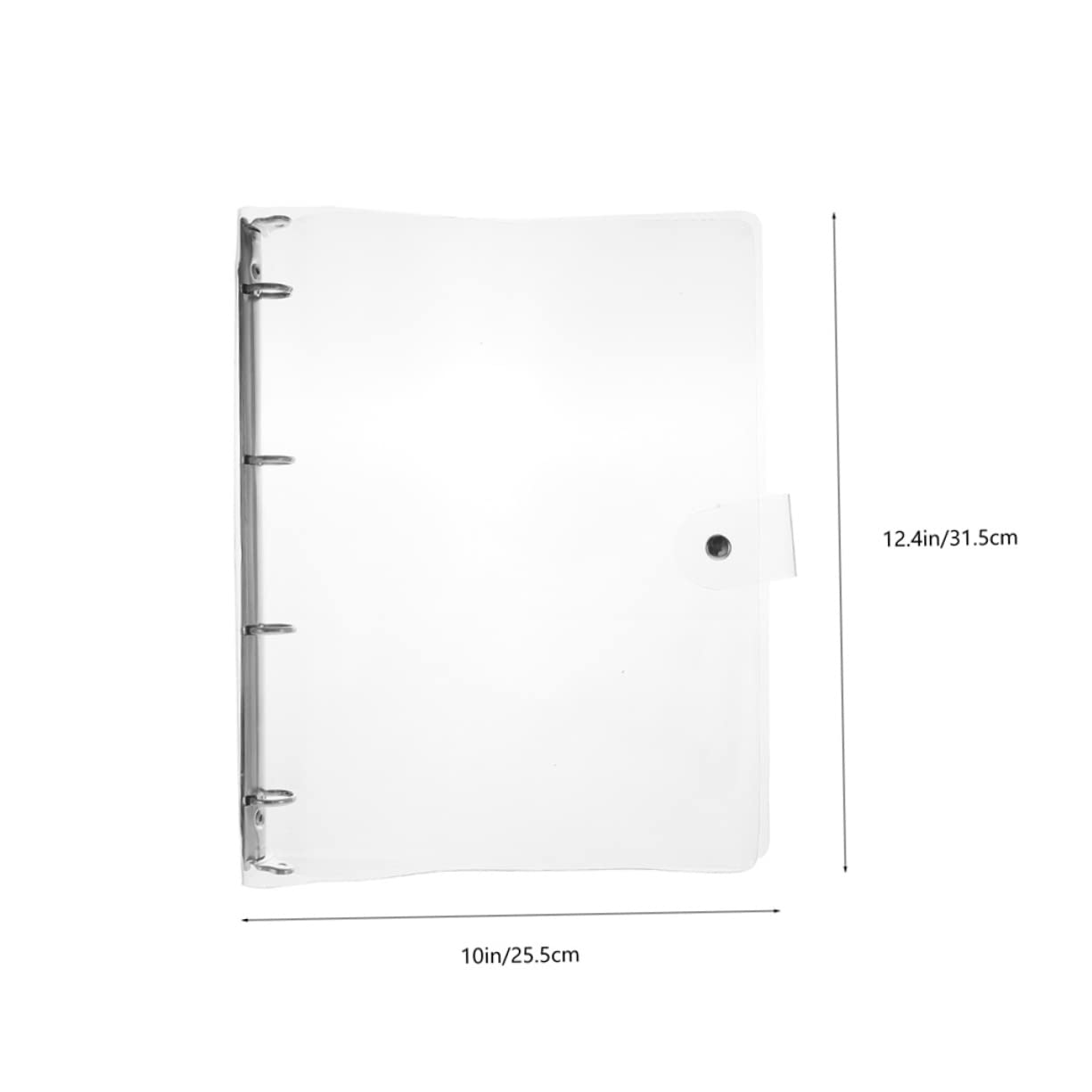 PLAFOPE 3 Stück Transparenter Ring Ordner Teiliges Multifunktionaler Dokumenten Organizer Robuster und Langlebiger Klarer Aktenordner für Schule Büro und Zuhause zur Papierorganisation