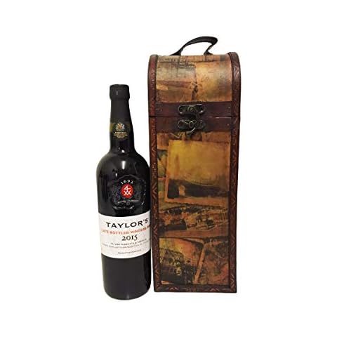 Taylor's Late Bottled Port 75cl Presented in a Vintage Style Wooden Unique Box Cover
