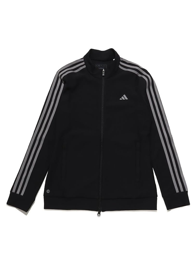 アディダス　フルジップコート　ロング丈スリーストライプス　黒　100　280 adidas アディダス ベンチコート メンズ マストハブ スリー