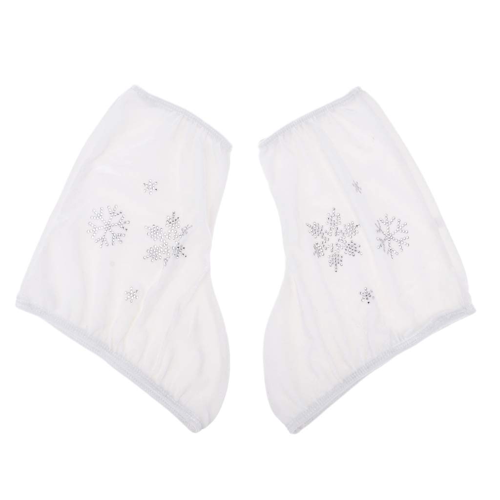 perfk 2 PCS Copertura a Rotelle, Pattinaggio Accessori, Bianco-S
