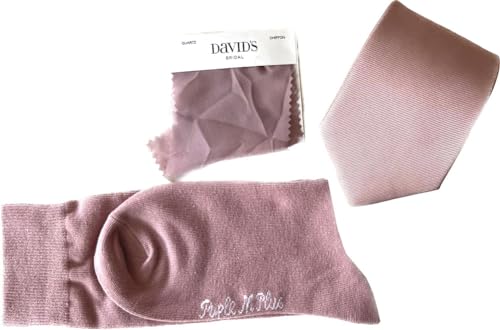 Triple M Plus Men's Dusty Pink Dress Socks4