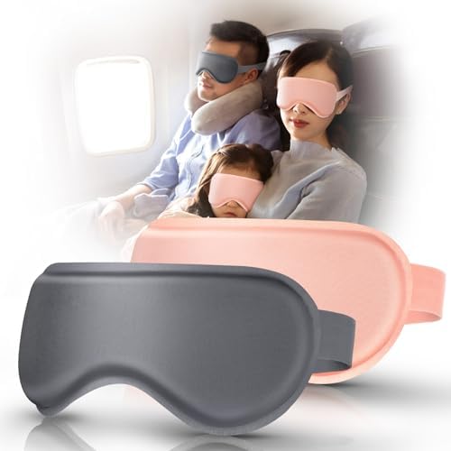 Luguiic 2Pack Gel Cooling Eye Mask, Reusable Cold Eye Masks