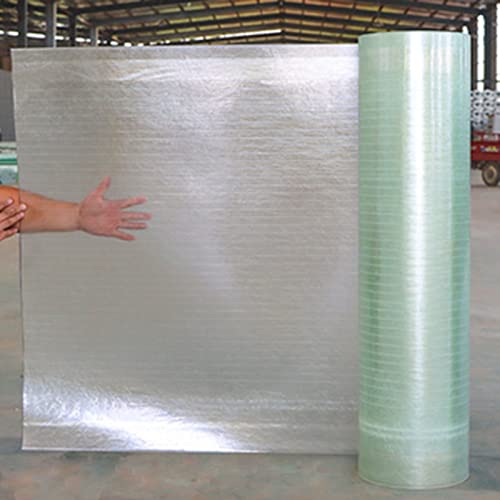 Polykarbonat Takplåt, 0,8 Mm 1,5 (H) Glasfiber Klara Takpaneler Högtransparent Presenning Vattentät Ljusstyrka