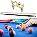 Pegciuho Billiards Pool Cue Bridge Stick Set Portable Metal Billiard Bridge Head for