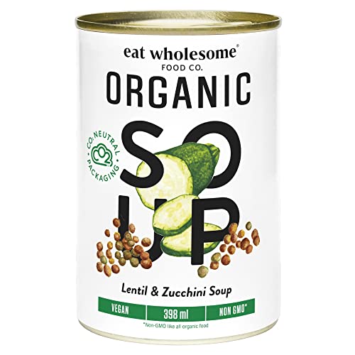 Eat Wholesome Food Co. - Eat Wholesome Organic Lentil & Zucchini Soup 398ml (Case of 12) - 3.4/5