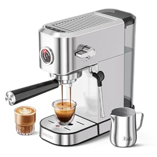 XIXUBX Espresso Machine with Milk Frother for Cappuccino & Latte XIXUBX Espresso Machine with Milk Frother for Cappuccino & Latte