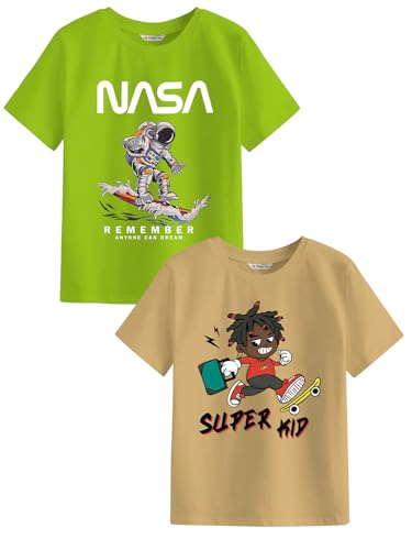 Image of Dagcros Half Sleeve Round Neck Cotton Tshirt for Boys