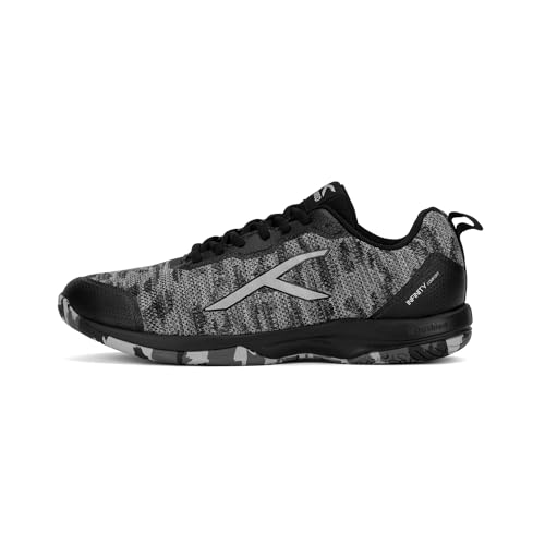 Image of Hundred Infinity Pro Badminton Shoes (Non Marking) | Also Perfect for Squash, Table Tennis, Volleyball, Basketball & Indoor Sports | Lightweight & Durable | X-Cushion