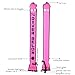 CQJRGF Surface Marker Buoy Inflatable Nylon Sea Buoy 47inch Signal Positioning Warning Tube Reflective Diving Image for Scuba Diving Safety (Pink)