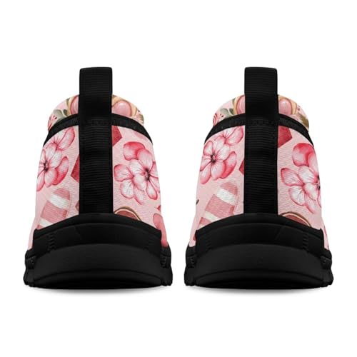 Image of Walking Shoes Women Breathe Mesh Slip On Sneakers Women Comfortable Lightweight