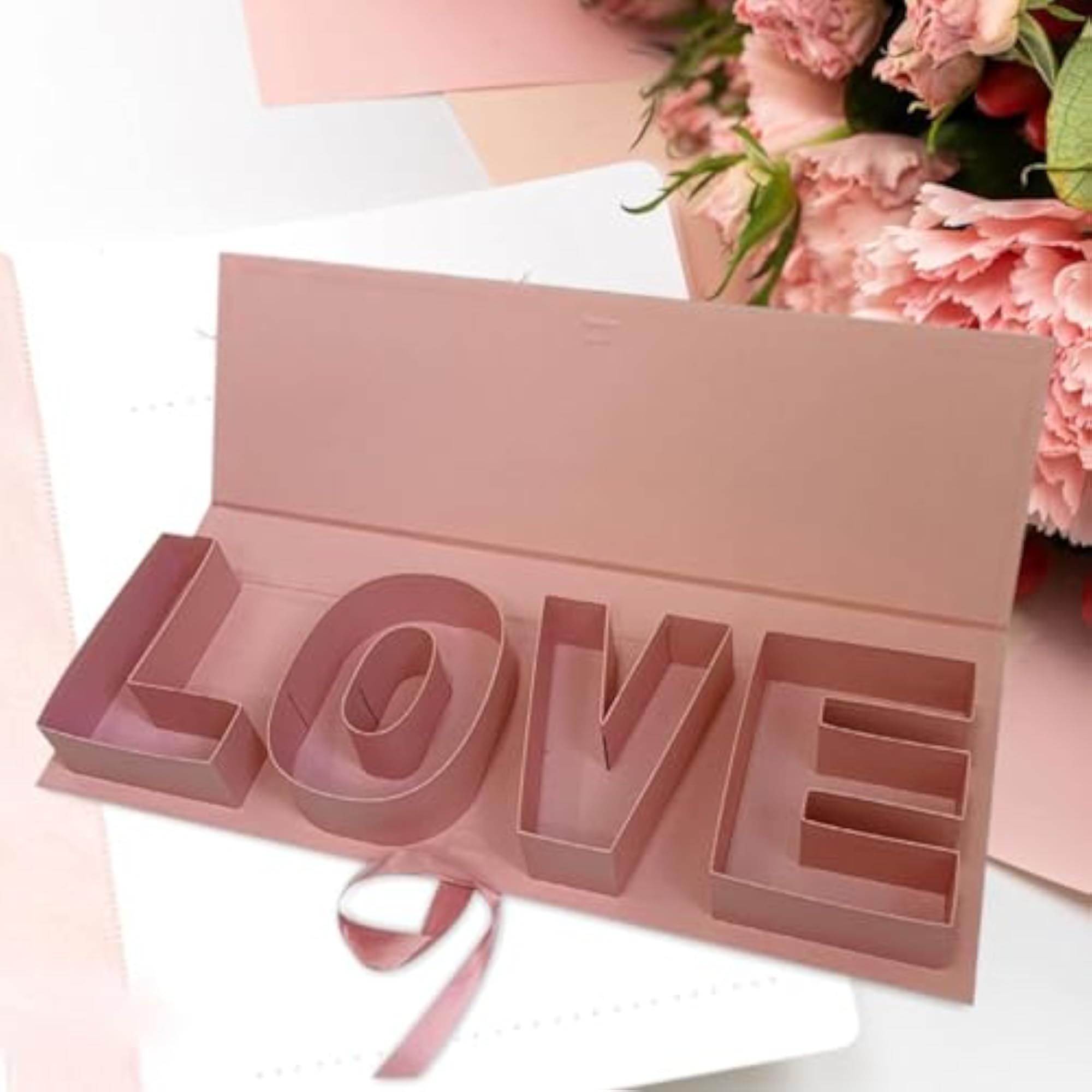 Mother Day Mama Empty Flower Gift Box Love Shaped