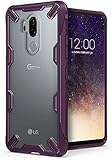 LG G7 / G7 ThinQ Case, Ringke [Fusion-X] Ergonomic Transparent [Military Drop Tested Defense] PC Back TPU Bumper Impact Resistant Protection Shock Absorption Technology Cover for LG G7 - Lilac Purple