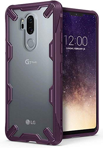 Ringke Fusion-X Compatible with LG G7 ThinQ Case Military Drop Defense Phone Cover LG G7 Case (2018) - Lilac Purple