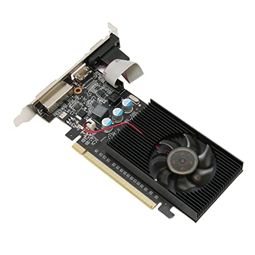 GDDR3-Spiele-Grafikkarte, 1 GB 64 Bit 589 MHz 1000 MHz 2560 X 1600 Computer-Grafikkarte, VGA-DVI-HDMI-Schnittstelle, für HD-Video-Office-Nutzung