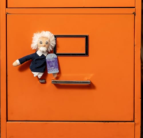 Marioneta de dedo y imán de Albert Einstein miniatura 6