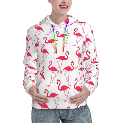 Sweat à capuche flamant rose le cadeau d'automne parfait pour elle