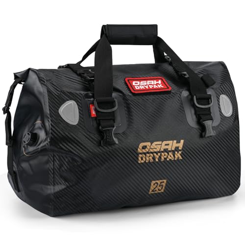 Waterproof Duffel Bag - Motorcycle Dry Bag Tail Bag with Large Storage Space, Waterproof Luggage...