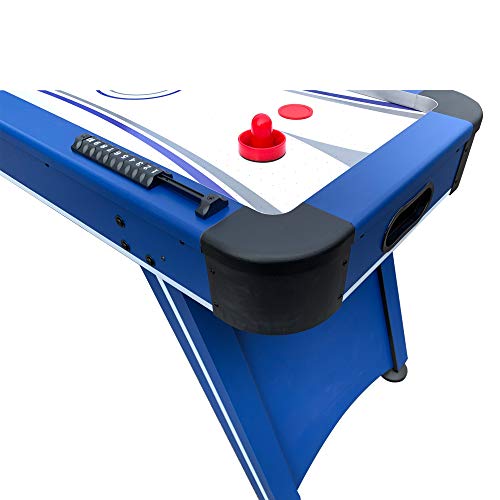 PUCK Hydra 4-Foot Air Hockey Table (Blue)