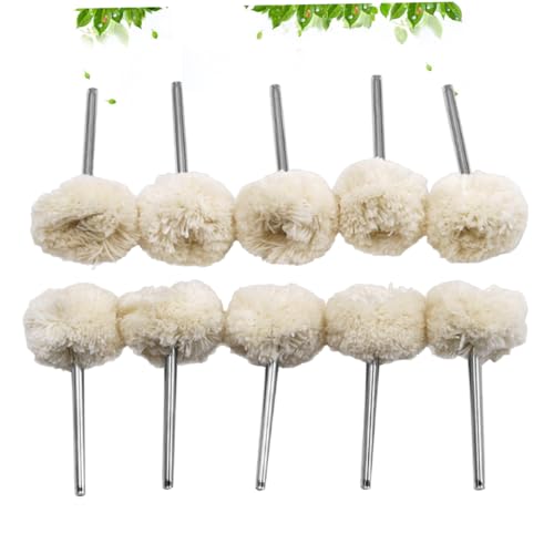 Cabilock Ergonomic 3.0 Handle Mounted Wool Polishing -Saving Tool for Stone Furniture Auto