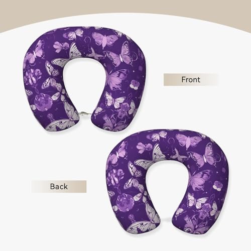Almohada de espuma viscoelástica para cuello portátil miniatura 3