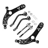 BDFHYK 6PCS Front Lower Control Arms,with Ball Joint Tie Rod End Compatible with Hyundai Azera 2012-2014, Sonata 2011-2013, Compatible with Kia Cadenza 2014-2016, Optima 2011-2015 for K622825, K622826