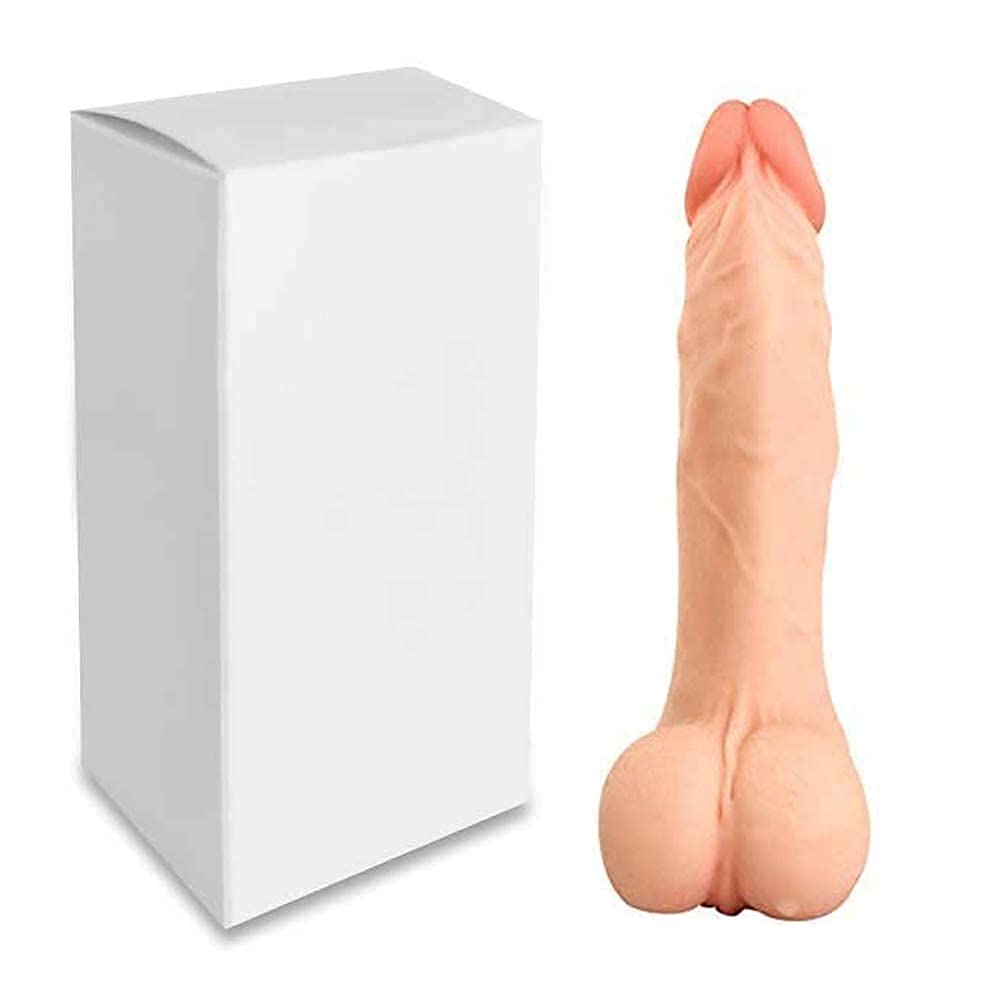 2 in 1 Dildo realistico Manicotto del pene Masturbazione Dildo anale in silicone Dong reale Figa tascabile Masturbazione anale Giocattolo del sesso per uomini Donne Coppie