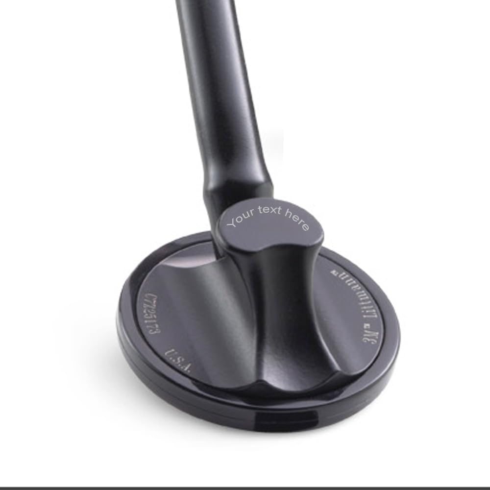 3M Littmann Stethoskop Master Cardiology mit Gratis Gravur und Penlight (Black Edition)