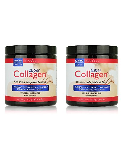 NeoCell Super Collagen Powder, Collagen I & III, 7 oz - 2 Pack