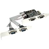 InLine 76623C Schnittstellenkarte, 4x Seriell 9-pol, PCIe (PCI-Express)