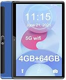 Tablette Tactile 10.1 Pouces 5G WiFi + WiFi6 Android 10.0 Tablettes 8 Cœurs 1.8 GHz, 4Go RAM 64Go ROM(TF 128Go) / 6000mAh / Caméra 5+8MP / Bluetooth 4.1 / Type-C / 2 Ans de Garantie/WiFi Tablette PC