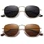 2 Pack-gold Gray+brown Lens