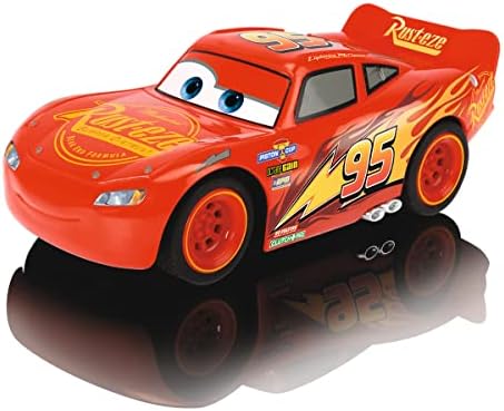 Majorette Cars 3 Voiture Radio Commandée Turbo pour Enfants - 17cm - Flash McQueen