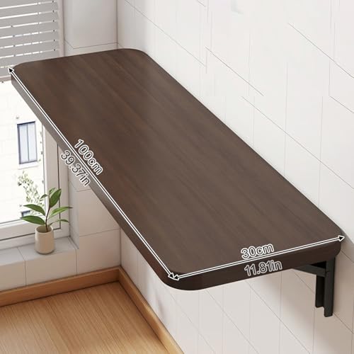 Table murale pliante gain de place multifonctionnelle bureau et bar rabattable