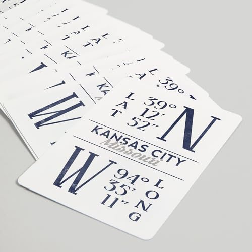 Baraja de póker Kansas City Missouri, 52 cartas miniatura 5