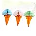 MERRYHAPY 3pcs Honeycomb Ice Cream Decoration Hanging Pendants for Party Wedding Birthday and Festivals Create Unforgettable Memories Fun Decor Random Color