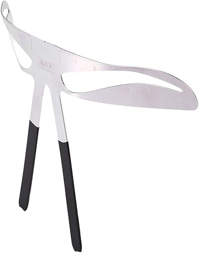 Miniatura 6 de Plantilla de cejas, 4 Tipos de Plantilla de Cejas Permanente Ceja Wooler Medida de la Ceja Regla de Extensión de Equilibrio de la Forma de la Ceja