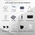 Inflatable Hot Tub 4-6 Person Outdoor Spa, Portable Blow Up Hottub with 130 Air Jets, Built in Heater Pump, Cup Holder, 2 Filters, Blue