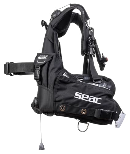 BCD para buceo ergonómico SEAC chaleco compensador hidrodinámico para adultos 4