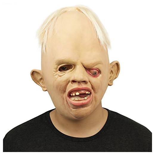 Cusfull Nyhet latex gummi läskiga skräck goonies sengångare huvudmasker ansikte skrämmande för halloween kostymfest