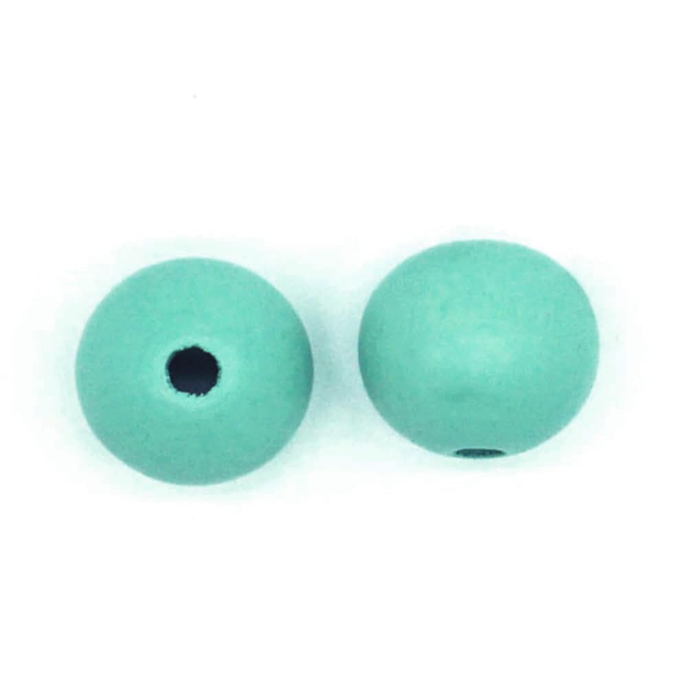 100 Perline Di Legno Colorate - Foro 3.6mm, Con Elastici, Per Braccialetti E Collane Fai Da Te - Foto 11