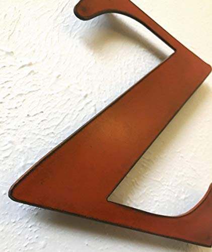 Metal Letter Z - 8", 12", 16" Or 22" Tall - Handmade Metal Wall Art - Choose Your Patina Color, Size And Letter Or Number - Hanging Letters For Living Room, Bedroom Or Nursery #TOP6