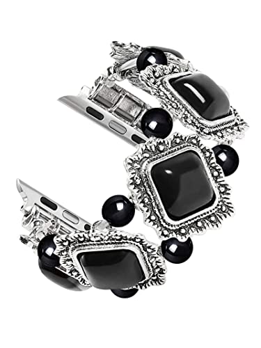 FTWIND Compatible With Apple Watch Band Women Western Jewelry Iwatch 40 38 41 42 44 45mm Bracelet Charms Fashion iPhone Replacement Strap