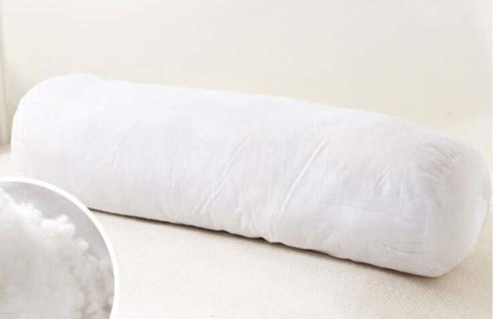 Soft Velvet Candy Pillow Long Cylinder Bolster Neck Pillow Round Cervical Bolster Pillow for for Neck, Legs & Knee Support, Sofa Decoration (Red Brown, 15×60CM)