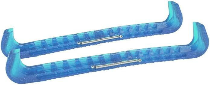 1pair Ice Skate Guards, 13.38 in Colourful Adjustable Hockey Skate Guards 2 Section Hard Figure Skate Soakers for Ice Skating Figure Skates Hockey
