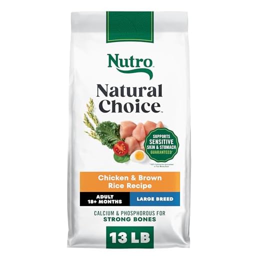 Nutro Natural Choice Large Breed Dry Dog Food, Adult Dog Food Chicken and Brown Rice Recipe, 13 lbs.