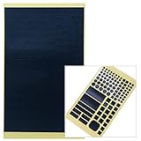 LED減光シール 【盗撮防止シール】 レンズに糊が残らない 再剥離 遮光 電子機器 電気製品 調光 ライト 118x200mm 【1シート】 黒 ブラック 遮光性能大幅改善