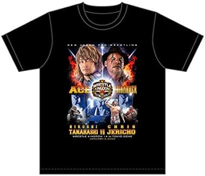 新日本プロレス　棚橋弘至vsクリス・ジェリコ　ピクチャーＴシャツ Amazon.co.jp: WK14「棚橋弘至vsクリス・ジェリコ」ピクチャーTシャツ
